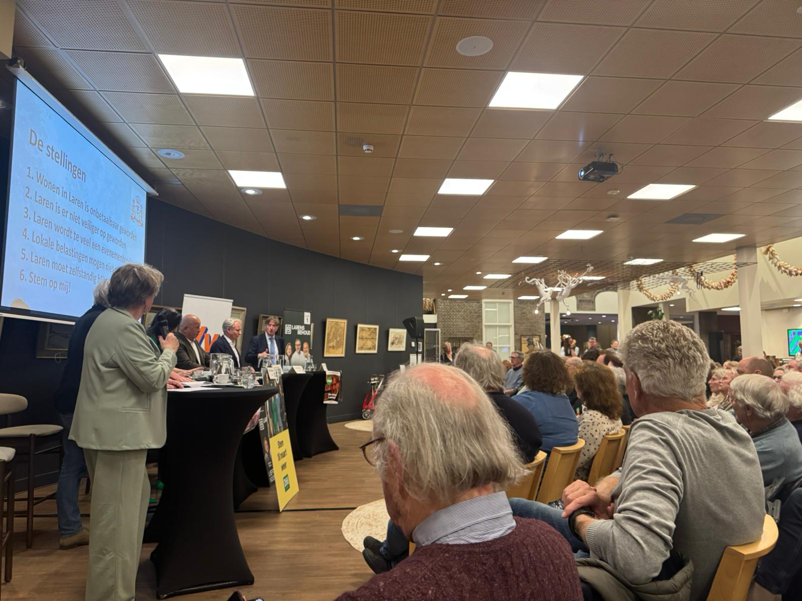 Groen Laren kijkt terug op debatavond